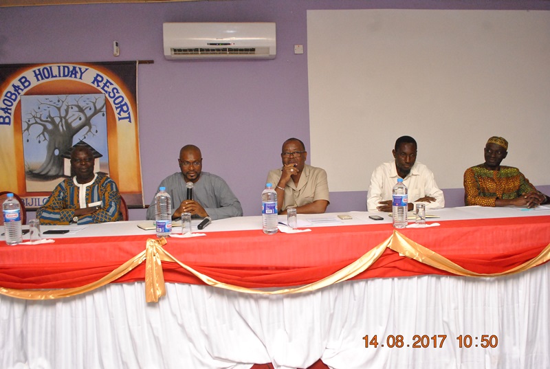 Dignitaries at the high table