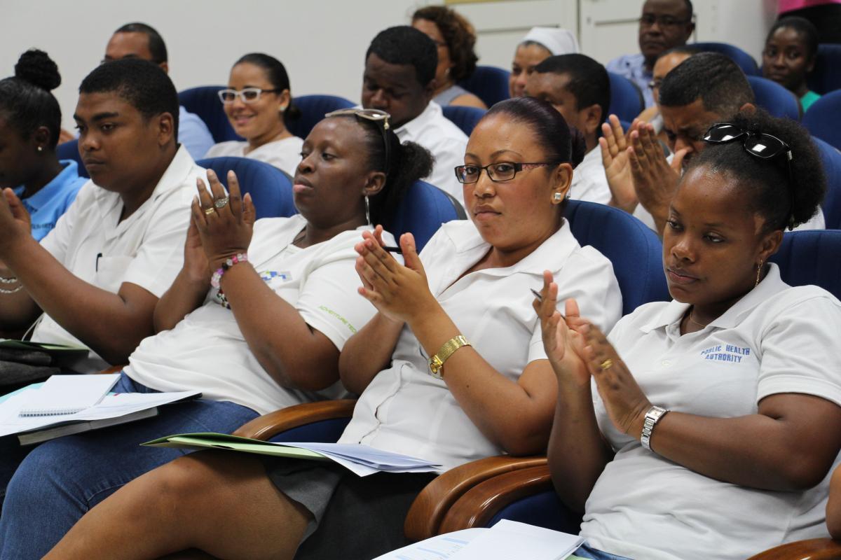 Participants at the training