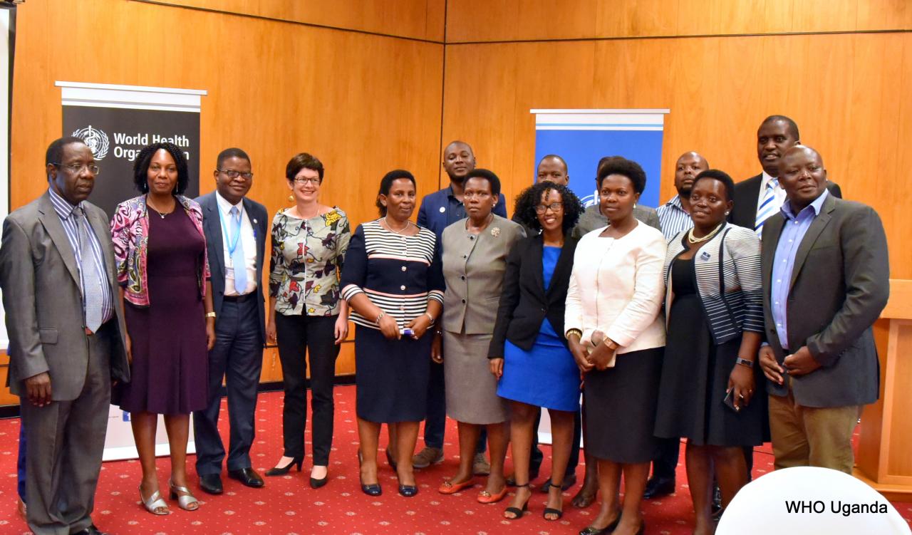 Members of Parliament, Ministry of Health, WHO officials and partners at the breakfast meeting