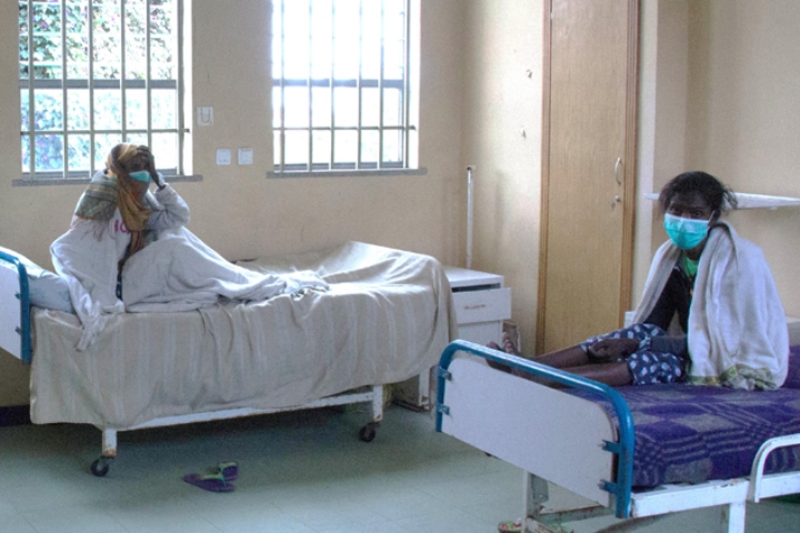 TB patients in a hospital