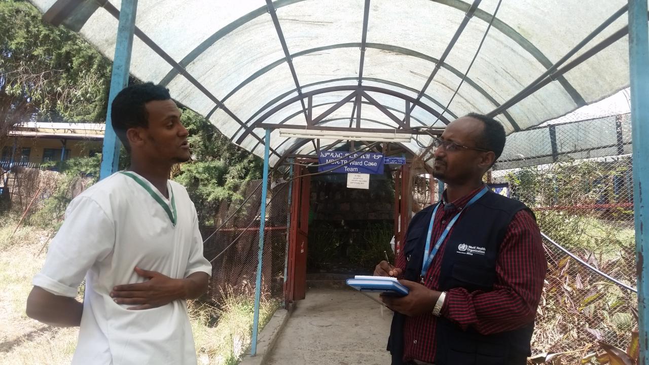 WHO TB Program Officer visiting St Paulos Hospital