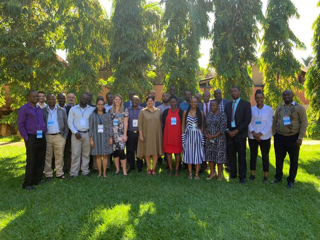 Priority country participants, partners and WHO officials at the meeting