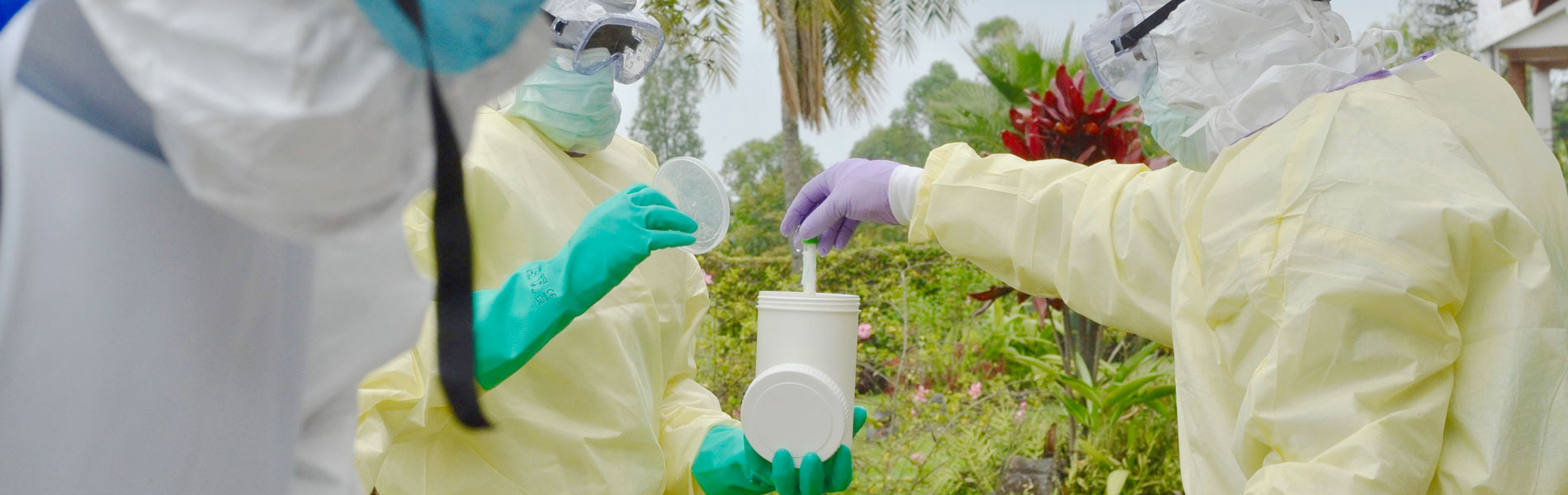 Ebola Rapid Response Team during a simulation exercise