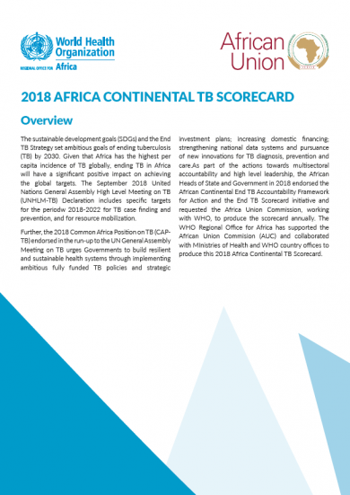 2018 AFRICA CONTINENTAL TB SCORECARD