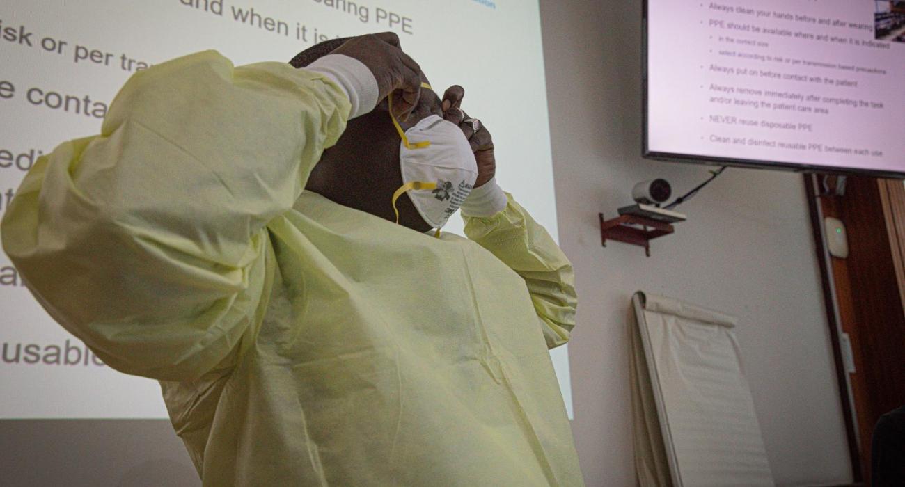 Drawing on Ebola readiness to tackle COVID-19