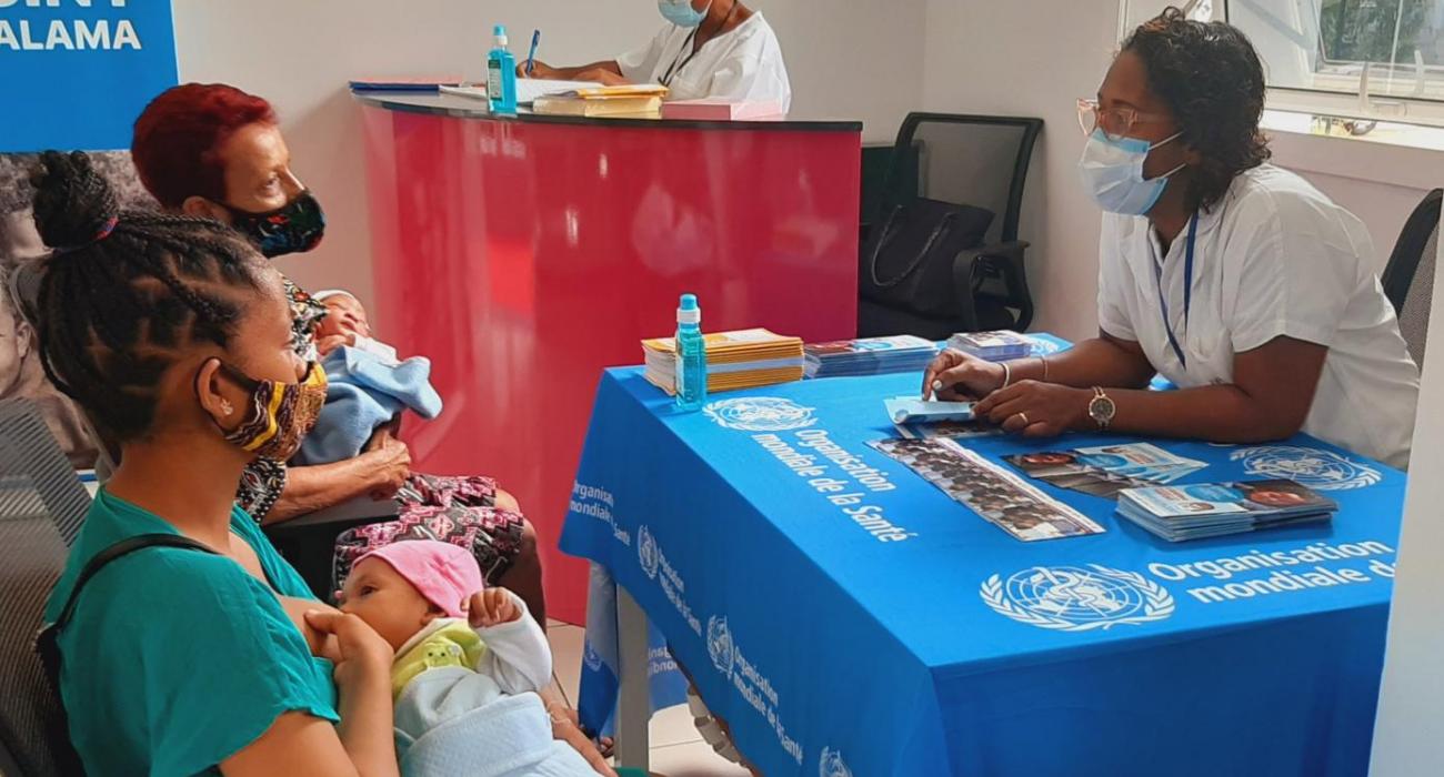 New vaccination centre to reduce crowding in a COVID-19 context and ease vaccination services for nursing mothers and their babies at the CHU Tanambao-Diego in the Diana region.