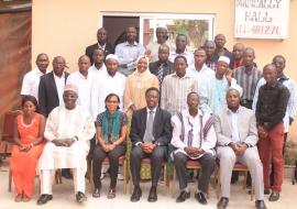 A group photo of participants at the workshop