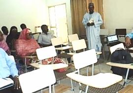 Dr. Pascal Mkanda addressing the Survey team