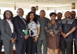 Dr Eniola Erinosho (2nd left) and some participants at the workshop in Lagos