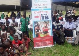 Members of the public at the launch of World TB Day commemoration at Chifubu grounds in Ndola