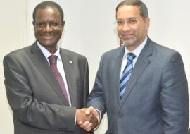 ECOWAS President (left) with WR