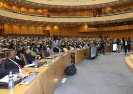 Participants of the AOTC 2017 summit at AU Nelson Mandela Hall, Addis Ababa, Ethiopia 