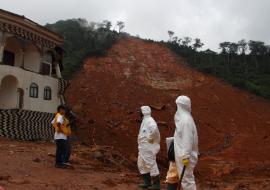 The landslide which started in Regent devastated homes, communities and waterways along its path