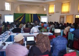 Participants during the microplanning workshop