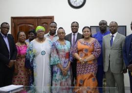 Courtesy call on Her Excellency the First Lady, Rebecca Akufo-Addo