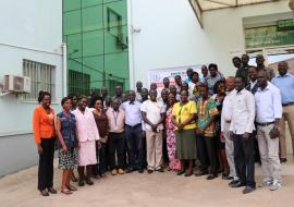 Participants posing for a group photo