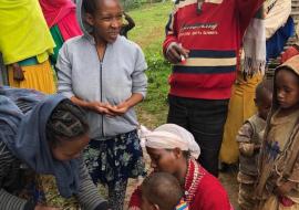 Preventive measles vaccination campaign for displaced and host community, Gedeo Zone