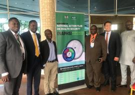 Group Photograph of WHO and NCDC Colleagues at the NAPHS Resource Mapping and Data Evaluation Workshop 1