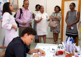 Pilot Health Center WHO PEN training session