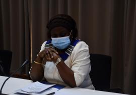 Dr Alimata J. DIARRA-NAMA, Representante de l'OMS et Cheffe de fila des Partenaires techniques et financiers