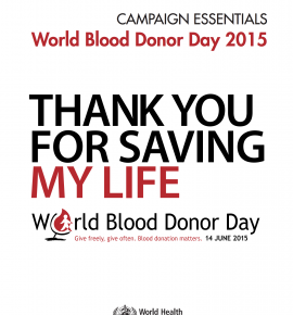 World Blood Donor Day 2015