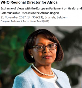 Exchange of Views with the European Parliament on Health and Communicable Diseases in the African Region