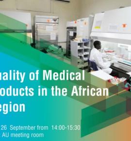 UNGA high level side event - “The fight for quality medicines in Africa – stopping falsified, substandard medicines”