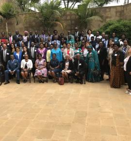 The joint annual review and planning meeting of Reproductive, Maternal Newborn, Child and Adolescent Health and Nutrition of Programme Managers of WHO African Region meeting in Kigali from 7-9 November 2018.