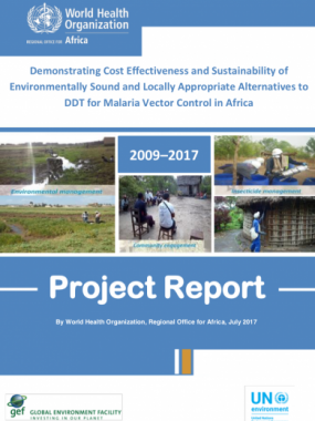 Demonstrating Cost Effectiveness and Sustainability of Environmentally Sound and Locally Appropriate Alternatives to DDT for Malaria Vector Control in Africa