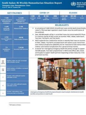 South Sudan Humanitarian Situation Report - 2020