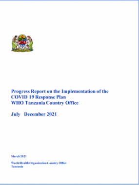 WHO Tanzania Country Office Progress Report 2 (July - December 2020)