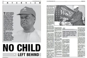 No Child Left Behind - Capital Newspaper Interview with the WHO Representative in Ethiopia