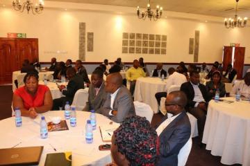 Over 60 health workers participated at the first DHMT Health Systems training session at Malawi Sun Hotel, Blantyre. The second and third sessions will happen from June 2016