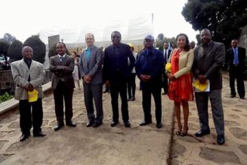 Distinguished Guests of Honor and Leaders at Selam Health Center during the AVW, Addis Ababa, 2013