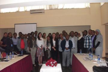 Participants of the preparation workshop for the introduction of the Human Papillomavirus Vaccine.