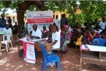 Health workers at the 2017 AVW flag off ceremony held in Kogi state