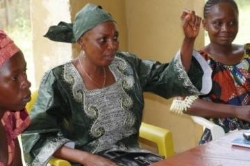 Ebola survivors tell their stories at the Survivors’ Conference in Kenema, Sierra Leone. WHO/S. Gborie