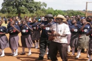 A performance by pupils during WMD