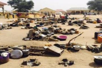 Open communal kitchens at Konduga IDP Camp WHO