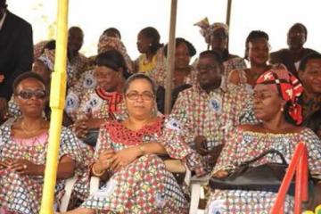 Dr. Djamila Cabral, Représentant de l’OMS au Burkina (centre) a fait le déplacement de Dédougou