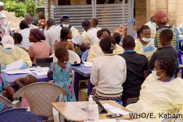 Ebola vaccination in Vighole, 31 May 2019 