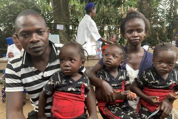 Parents rush for measles vaccine after recent outbreak kills thousands of children in the Democratic Republic of the Congo