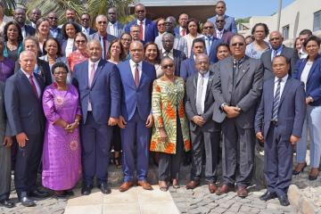 Participants of the Seventh African SIDS Health Ministers Meeting