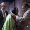 Dr. Fatoumata Nafo-Traoré receiving the medal from His Excellency Dr. Tedrso Adhanom, Minister of Health, Addis Ababa, February 19, 2012