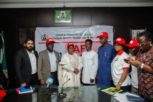 Group Photograph at the World Blood Donor Day, Media press briefing 