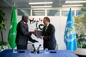 WHO and African Union ink deal to accelerate vital health goals