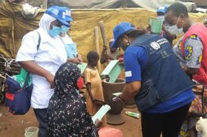 Vaccination exercise at Kara in Benin City during the Africa Vaccination Week..