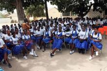 01 A cross section of students at the launching ceremony