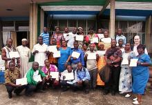 Group photo of participants and officials.