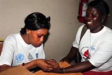 06 Lab. Technician collecting blood samples